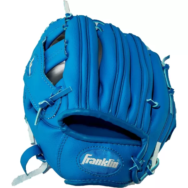 Franklin Sports Kids Baseball Gloves  RTP Youth Teeball Glove  Ball Set  Boys  Girls Teeball Mitt Set  Kids  Toddlers  95quotRoyal