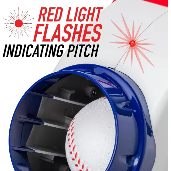Franklin Sports Kids Pitching Machine  Plastic Baseball Pitching Machine for Kids Batting Practice  MLB Power Pitcher with Adjustable SpeedsPitching Machine