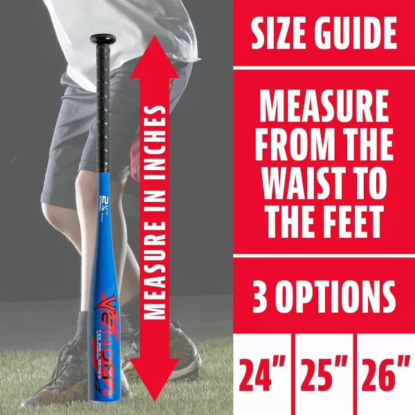 Franklin Sports Kids Teeball Bats  Venom  Barracuda Aluminum  Composite Teeball Bats  USA Baseball Certified Boys  Girls Bats for Kids  Youth Metal Bats  Drop 10 to 13 Teeball BatsBlue 214 Barrel