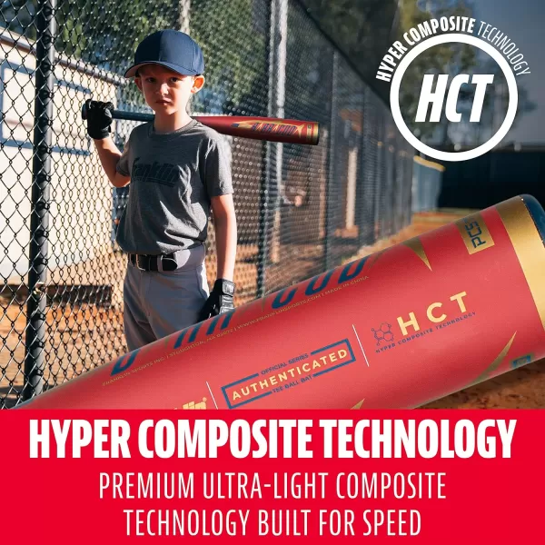 Franklin Sports Kids Teeball Bats  Venom  Barracuda Aluminum  Composite Teeball Bats  USA Baseball Certified Boys  Girls Bats for Kids  Youth Metal Bats  Drop 10 to 13 Teeball BatsRed 258 Barrel