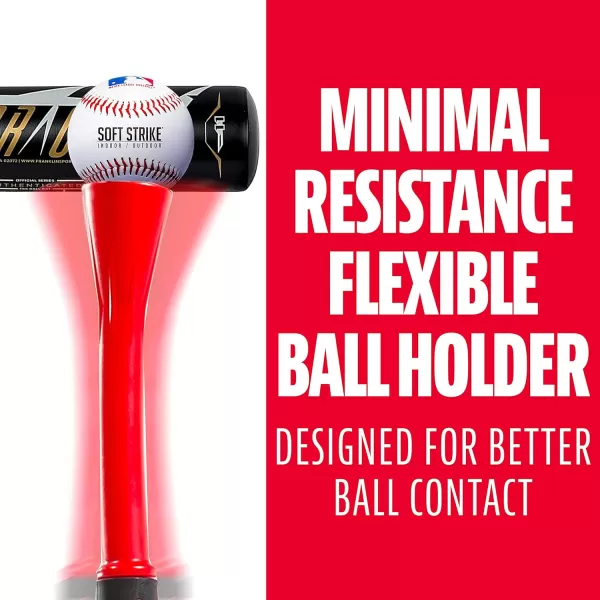 Franklin Sports Kids Teeball Batting Tee  Youth Baseball Tee Stand  Adjustable  Portable Hitting Practice Tee  MLB Spring Swing