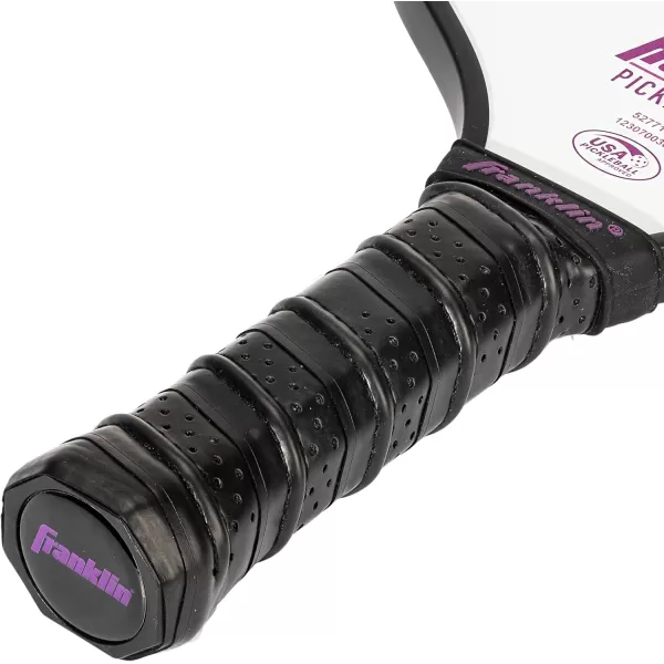 Franklin Sports Pickleball Paddle  Pilot Polypropylene Core Pickleball Racket  Official USA Pickleball USAPA Approved Pickleball Paddle  Lightweight Pro Racket  10mm Thick CorePurple