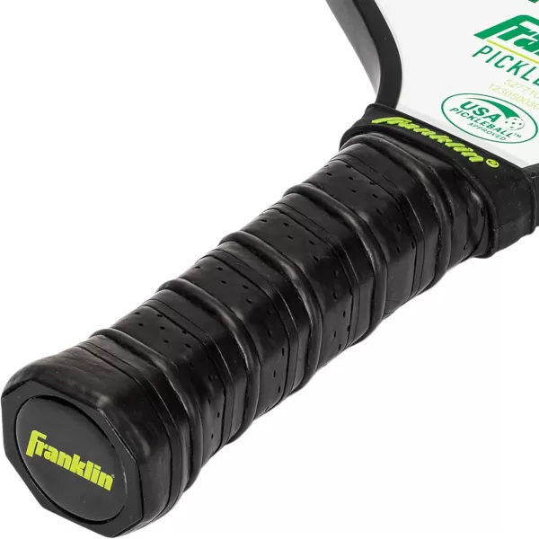 Franklin Sports Pickleball Paddle  Pilot Polypropylene Core Pickleball Racket  Official USA Pickleball USAPA Approved Pickleball Paddle  Lightweight Pro Racket  10mm Thick CoreGreen