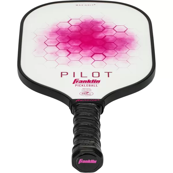Franklin Sports Pickleball Paddle  Pilot Polypropylene Core Pickleball Racket  Official USA Pickleball USAPA Approved Pickleball Paddle  Lightweight Pro Racket  10mm Thick CorePink