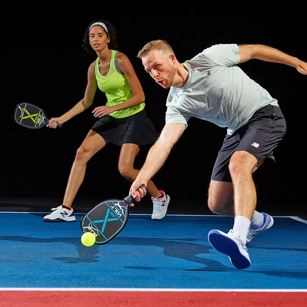 Franklin Sports Pickleball Paddle and Ball Set  Wooden Pickleball Rackets  Pickleballs  2 Players  USA Pickleball USAPA Approved