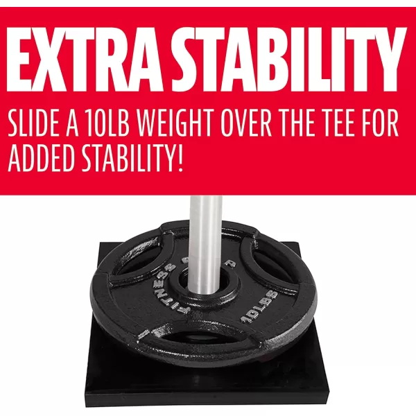 Franklin Sports Portable Batting Tee  Industrial Grade Adjustable Baseball and Softball Hitting Tee  Weighted Base For Stability  Portable Tee For Practice Anywhere