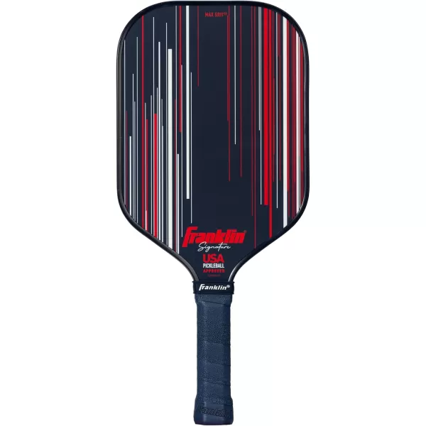 Franklin Sports Pro Pickleball Paddles  Signature Series Pro Pickleball Paddle with MaxGrit Surface  USA Pickleball USAPA Approved Tournament Pickleball Paddles  13mm  16mm Polypropylene CoresNavy