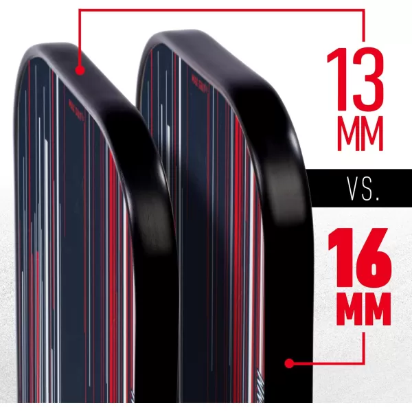 Franklin Sports Pro Pickleball Paddles  Signature Series Pro Pickleball Paddle with MaxGrit Surface  USA Pickleball USAPA Approved Tournament Pickleball Paddles  13mm  16mm Polypropylene CoresNavy