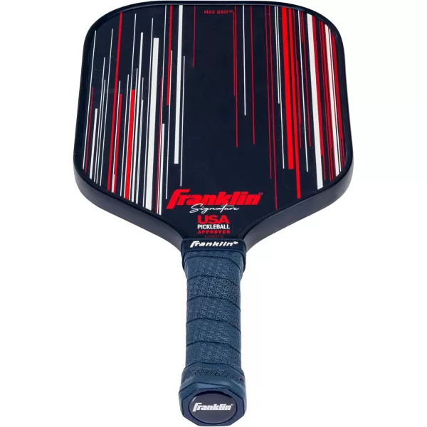 Franklin Sports Pro Pickleball Paddles  Signature Series Pro Pickleball Paddle with MaxGrit Surface  USA Pickleball USAPA Approved Tournament Pickleball Paddles  13mm  16mm Polypropylene CoresNavy
