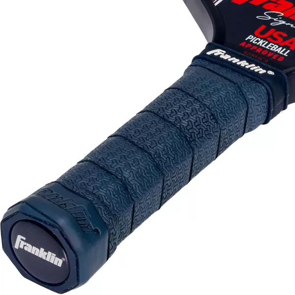 Franklin Sports Pro Pickleball Paddles  Signature Series Pro Pickleball Paddle with MaxGrit Surface  USA Pickleball USAPA Approved Tournament Pickleball Paddles  13mm  16mm Polypropylene CoresNavy