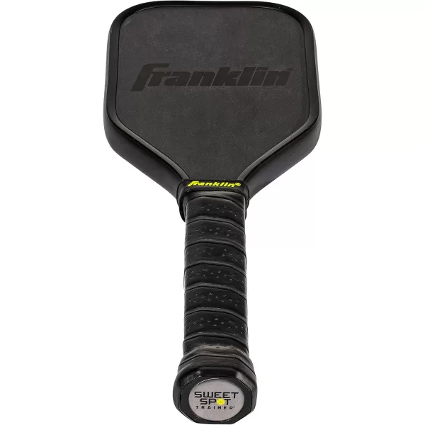 Franklin Sports Sweet Spot Training Pickleball Paddle  The Original Pickleball Trainer Practice Paddle  Mini Paddle Head  Extra Long Handle for Shot  Swing Training  16mm Core  T700 Carbon Face