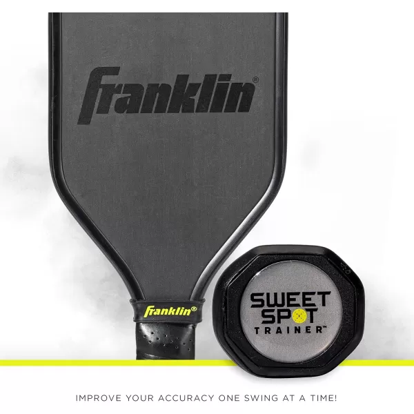 Franklin Sports Sweet Spot Training Pickleball Paddle  The Original Pickleball Trainer Practice Paddle  Mini Paddle Head  Extra Long Handle for Shot  Swing Training  16mm Core  T700 Carbon Face