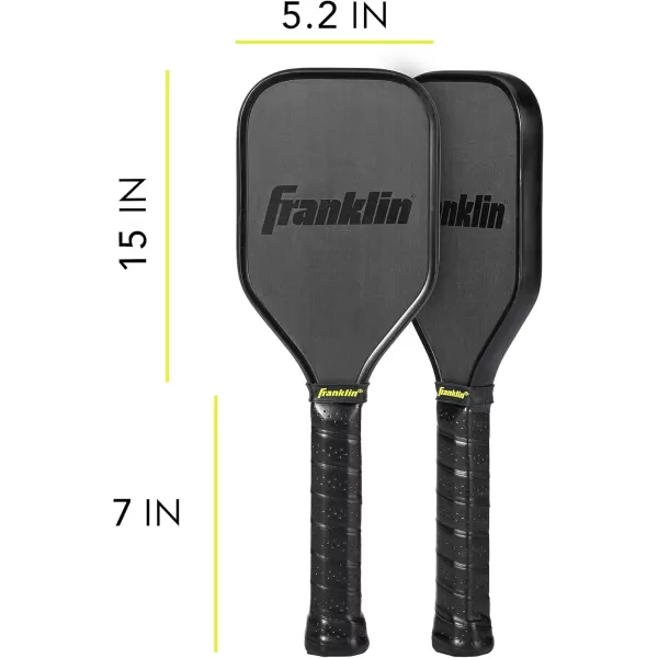 Franklin Sports Sweet Spot Training Pickleball Paddle  The Original Pickleball Trainer Practice Paddle  Mini Paddle Head  Extra Long Handle for Shot  Swing Training  16mm Core  T700 Carbon Face