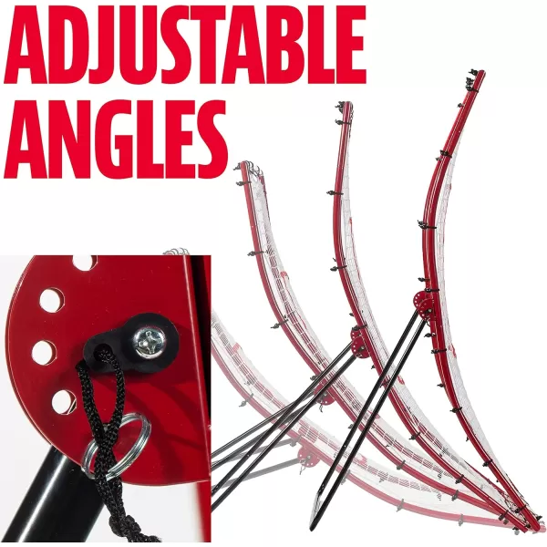 Franklin Sports Unisex Youth Return Franklin Sports Baseball Pitching Target and Rebounder Net 2 in 1 Pitch Trainer Pitchback Net  Red 68 x 44 US