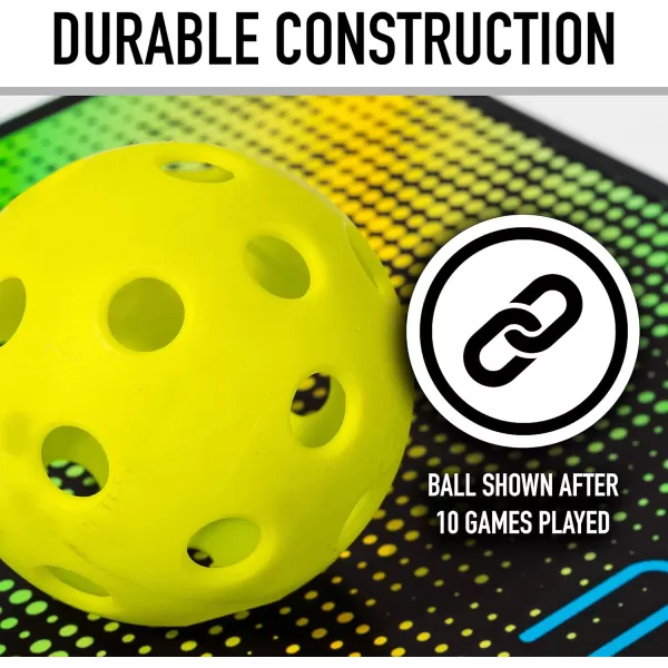 Franklin Sports X26 Indoor Pickleballs  Indoor Court Pickleball Balls  3 Pack 12 Pack  Bulk 100 Pack of Pickleballs  USA Pickleball USAPA Approved Tournament Pickleballs  Multiple ColorsLime Green