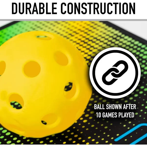 Franklin Sports X26 Indoor Pickleballs  Indoor Court Pickleball Balls  3 Pack 12 Pack  Bulk 100 Pack of Pickleballs  USA Pickleball USAPA Approved Tournament Pickleballs  Multiple ColorsYellow