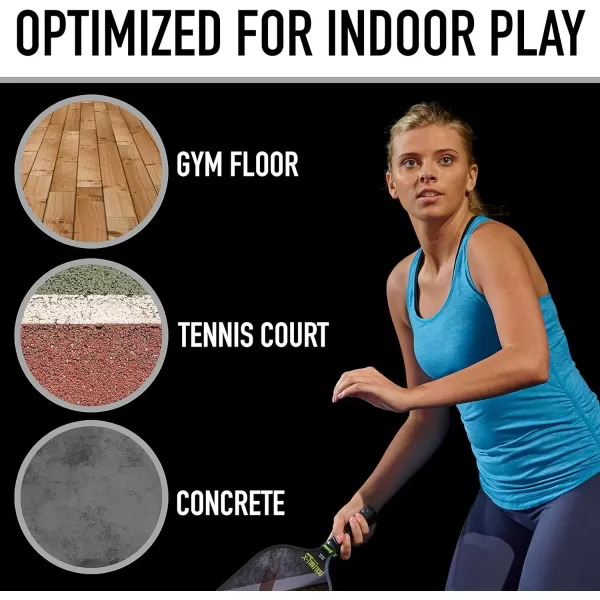 Franklin Sports X26 Indoor Pickleballs  Indoor Court Pickleball Balls  3 Pack 12 Pack  Bulk 100 Pack of Pickleballs  USA Pickleball USAPA Approved Tournament Pickleballs  Multiple ColorsYellow