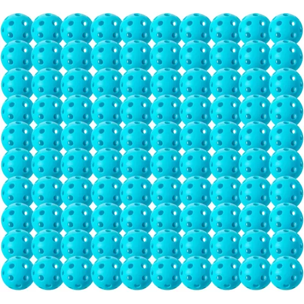 Franklin Sports X26 Indoor Pickleballs  Indoor Court Pickleball Balls  3 Pack 12 Pack  Bulk 100 Pack of Pickleballs  USA Pickleball USAPA Approved Tournament Pickleballs  Multiple ColorsBlue