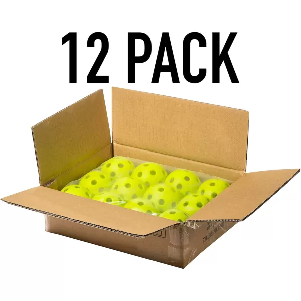 Franklin Sports X26 Indoor Pickleballs  Indoor Court Pickleball Balls  3 Pack 12 Pack  Bulk 100 Pack of Pickleballs  USA Pickleball USAPA Approved Tournament Pickleballs  Multiple ColorsLime Green