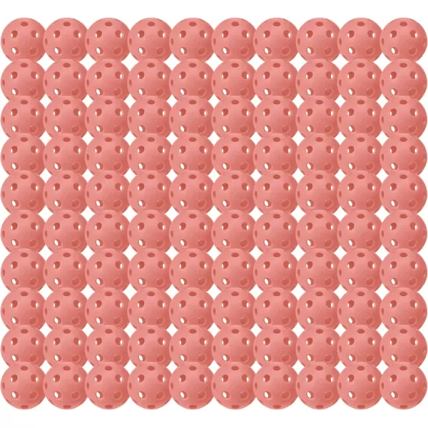 Franklin Sports X26 Indoor Pickleballs  Indoor Court Pickleball Balls  3 Pack 12 Pack  Bulk 100 Pack of Pickleballs  USA Pickleball USAPA Approved Tournament Pickleballs  Multiple ColorsPeach