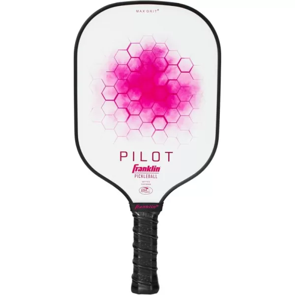 Franklin Sports Pickleball Paddle  Pilot Polypropylene Core Pickleball Racket  Official USA Pickleball USAPA Approved Pickleball Paddle  Lightweight Pro Racket  10mm Thick CorePink