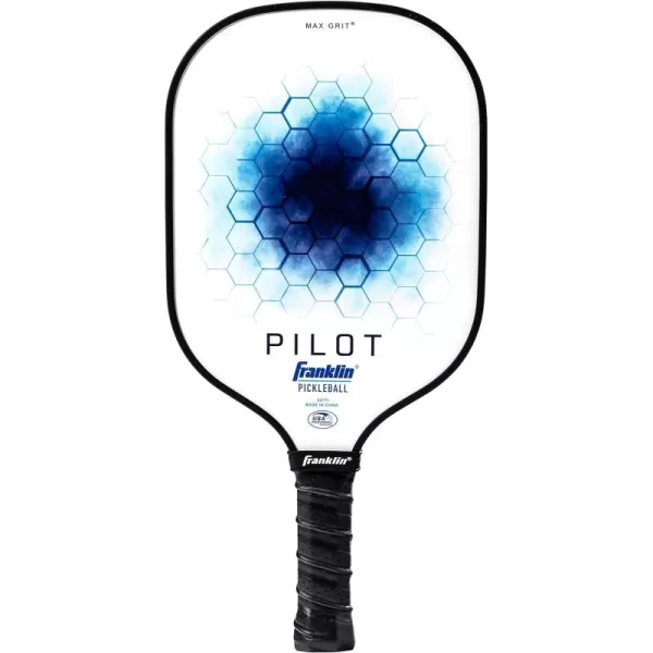 Franklin Sports Pickleball Paddle  Pilot Polypropylene Core Pickleball Racket  Official USA Pickleball USAPA Approved Pickleball Paddle  Lightweight Pro Racket  10mm Thick CoreBlue