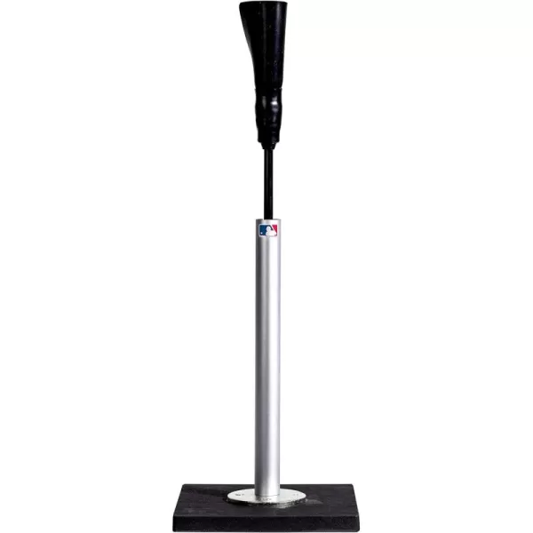Franklin Sports Portable Batting Tee  Industrial Grade Adjustable Baseball and Softball Hitting Tee  Weighted Base For Stability  Portable Tee For Practice Anywhere