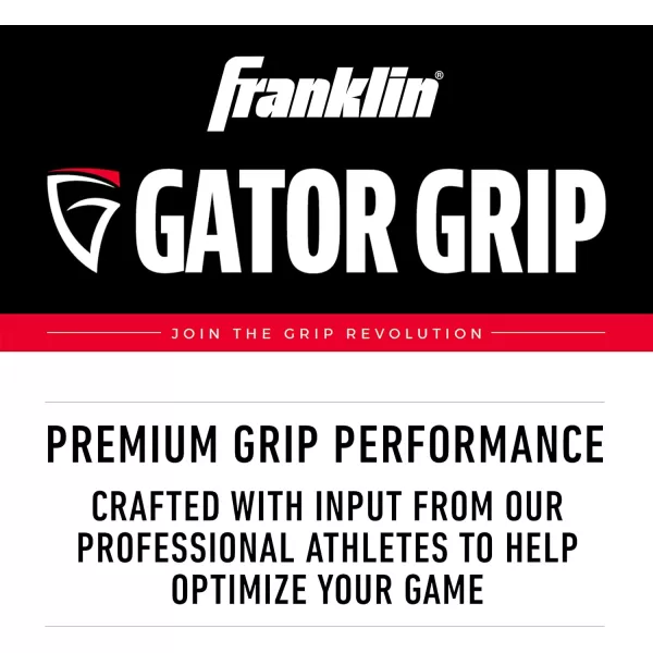 Franklin Sports Baseball Bat Grip Knob  Gator Grip Bat Nub  Baseball and Softball Bat Grip Knob  Improved Grip and Sting ReducerBlack