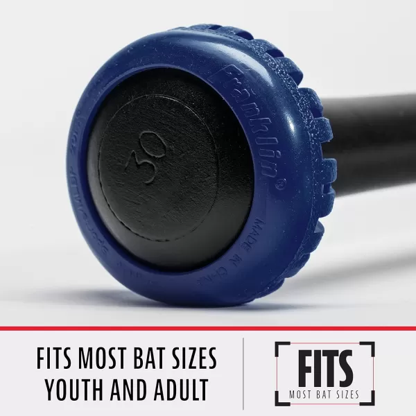 Franklin Sports Baseball Bat Grip Knob  Gator Grip Bat Nub  Baseball and Softball Bat Grip Knob  Improved Grip and Sting ReducerNavy