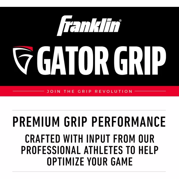 Franklin Sports Baseball Bat Grip Knob  Gator Grip Bat Nub  Baseball and Softball Bat Grip Knob  Improved Grip and Sting ReducerRed