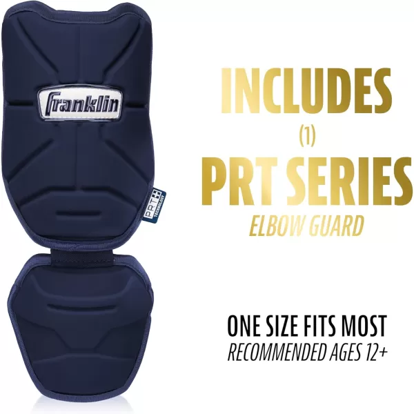 Franklin Sports Baseball Elbow Guard  PRT Series Adult Baseball  Softball Elbow Shield for BattingNavy