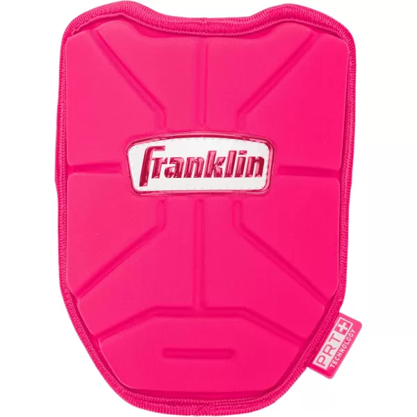 Franklin Sports Baseball Elbow Guard  PRT Series Adult Baseball  Softball Elbow Shield for BattingOptic Pink