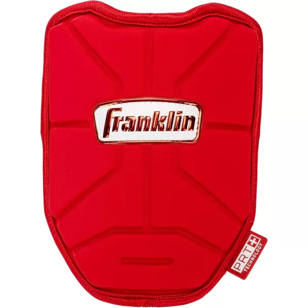 Franklin Sports Baseball Elbow Guard  PRT Series Adult Baseball  Softball Elbow Shield for BattingRed