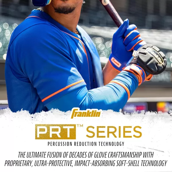 Franklin Sports Baseball Hand Guard  PRT LT Series Adult Hand Protector for Batting  Protective Hand Shield for Right  Left Hand Hitters  Adjustable OneSize  AdultWhite