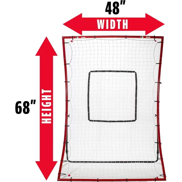 Franklin Sports Baseball Rebounders  Pitchback Nest  Pitch Return Trainer  Rebound Net with Attachable Pitching Target All Angle Fielding Rebound Net for Grounders  Pop Flies68 x 48 inch