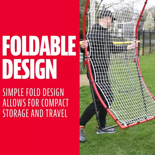 Franklin Sports Baseball Rebounders  Pitchback Nest  Pitch Return Trainer  Rebound Net with Attachable Pitching Target All Angle Fielding Rebound Net for Grounders  Pop Flies68 x 48 inch