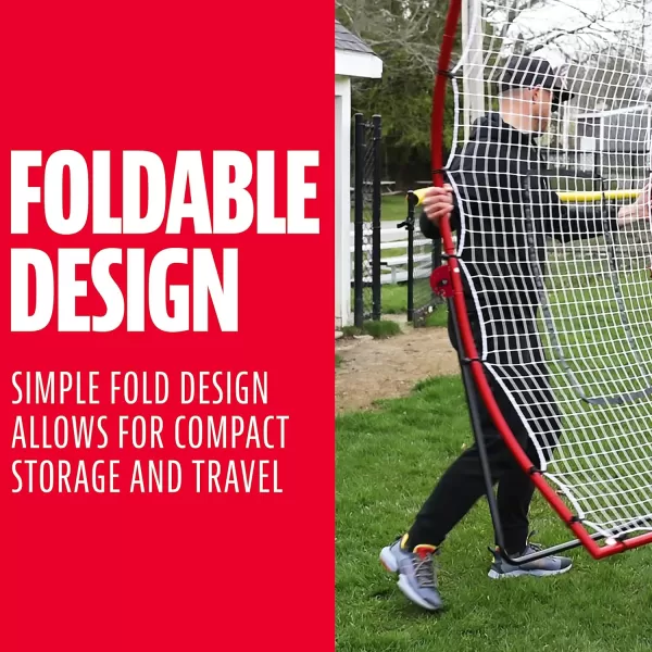 Franklin Sports Baseball Rebounders  Pitchback Nest  Pitch Return Trainer  Rebound Net with Attachable Pitching Target All Angle Fielding Rebound Net for Grounders  Pop Flies68 x 44 inch