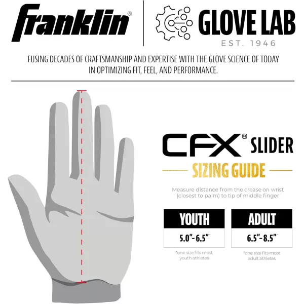 Franklin Sports MLB Baseball  Softball Sliding Mitt  CFX PRT Adult  Youth Protective Baserunning Sliding Gloves  Left  Right Hand Mitt  Hand  Wrist Protector for Running  Kids  Adults SizesOptic Pink