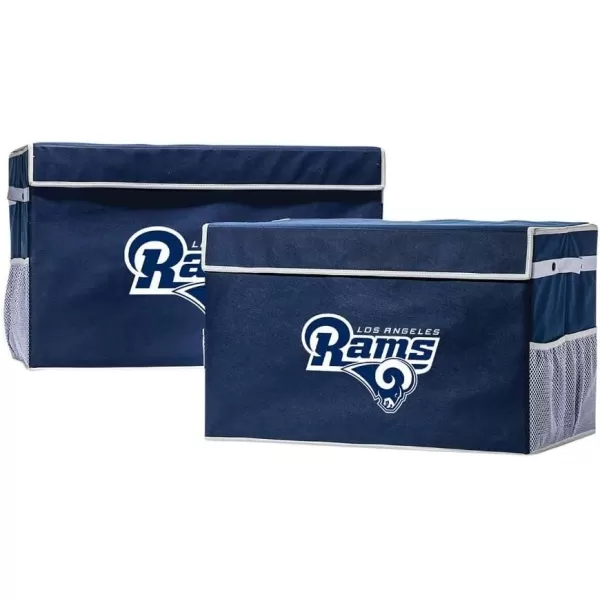Franklin Sports NFL Los Angeles Rams Folding Storage Footlocker Bins  Official NFL Team Storage Organizers  Collapsible Containers  Small