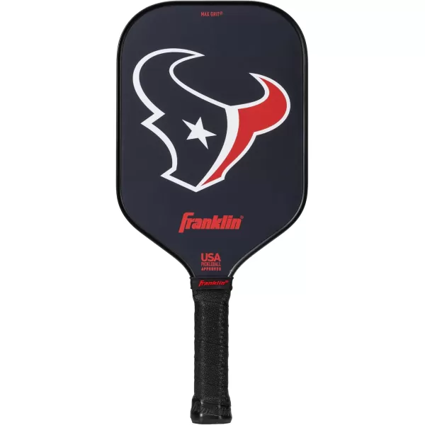 Franklin Sports NFL Pro Pickleball Paddle  13MM Signature Series Pro Pickleball Paddle with MaxGrit Surface  Official NFL Team  USAP Approved  Premium Quality  Authentic NFL Team LogosTeam Specific
