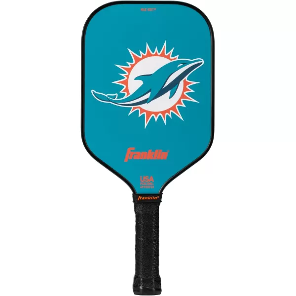 Franklin Sports NFL Pro Pickleball Paddle  13MM Signature Series Pro Pickleball Paddle with MaxGrit Surface  Official NFL Team  USAP Approved  Premium Quality  Authentic NFL Team LogosTeam Specific