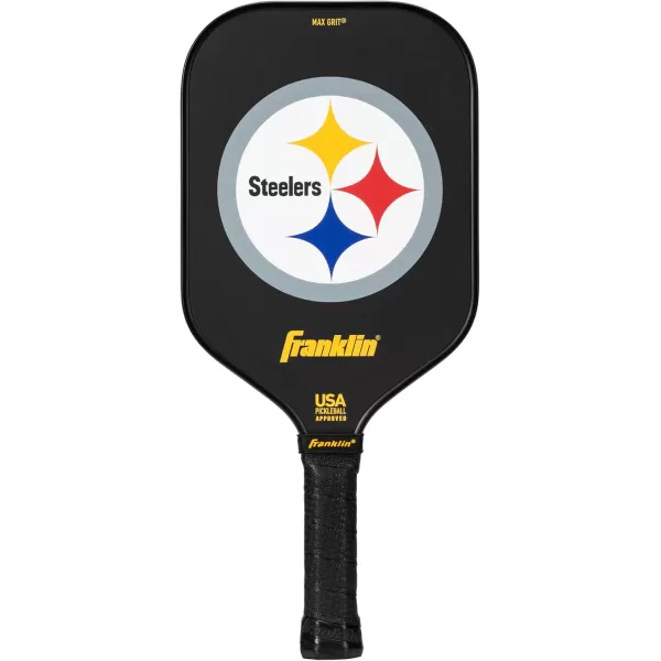 Franklin Sports NFL Pro Pickleball Paddle  13MM Signature Series Pro Pickleball Paddle with MaxGrit Surface  Official NFL Team  USAP Approved  Premium Quality  Authentic NFL Team LogosTeam Specific