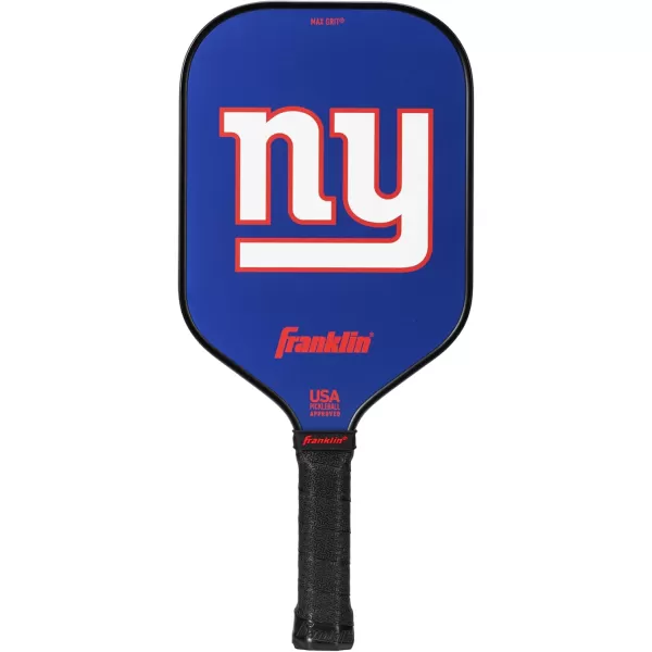 Franklin Sports NFL Pro Pickleball Paddle  13MM Signature Series Pro Pickleball Paddle with MaxGrit Surface  Official NFL Team  USAP Approved  Premium Quality  Authentic NFL Team LogosTeam Specific