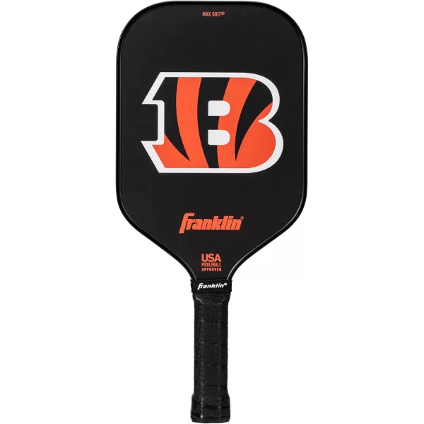 Franklin Sports NFL Pro Pickleball Paddle  13MM Signature Series Pro Pickleball Paddle with MaxGrit Surface  Official NFL Team  USAP Approved  Premium Quality  Authentic NFL Team LogosTeam Specific