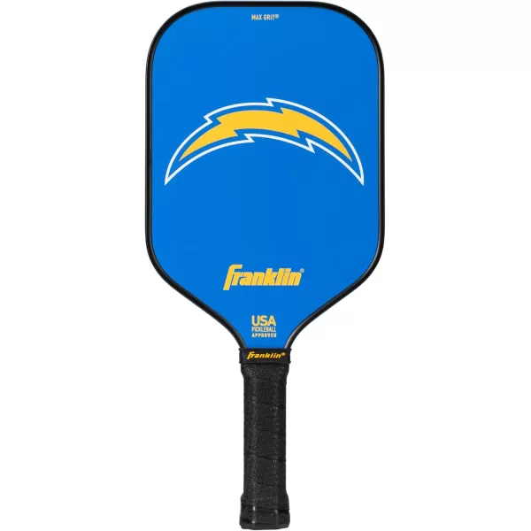 Franklin Sports NFL Pro Pickleball Paddle  13MM Signature Series Pro Pickleball Paddle with MaxGrit Surface  Official NFL Team  USAP Approved  Premium Quality  Authentic NFL Team LogosTeam Specific