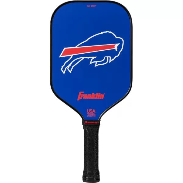 Franklin Sports NFL Pro Pickleball Paddle  13MM Signature Series Pro Pickleball Paddle with MaxGrit Surface  Official NFL Team  USAP Approved  Premium Quality  Authentic NFL Team LogosTeam Specific