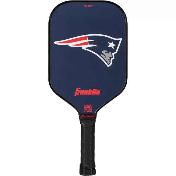 Franklin Sports NFL Pro Pickleball Paddle  13MM Signature Series Pro Pickleball Paddle with MaxGrit Surface  Official NFL Team  USAP Approved  Premium Quality  Authentic NFL Team LogosTeam Specific