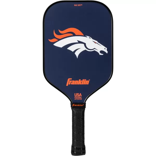 Franklin Sports NFL Pro Pickleball Paddle  13MM Signature Series Pro Pickleball Paddle with MaxGrit Surface  Official NFL Team  USAP Approved  Premium Quality  Authentic NFL Team LogosTeam Specific