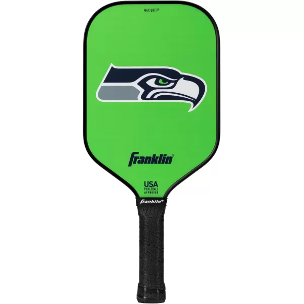 Franklin Sports NFL Pro Pickleball Paddle  13MM Signature Series Pro Pickleball Paddle with MaxGrit Surface  Official NFL Team  USAP Approved  Premium Quality  Authentic NFL Team LogosTeam Specific