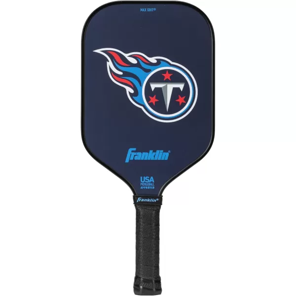 Franklin Sports NFL Pro Pickleball Paddle  13MM Signature Series Pro Pickleball Paddle with MaxGrit Surface  Official NFL Team  USAP Approved  Premium Quality  Authentic NFL Team LogosTeam Specific